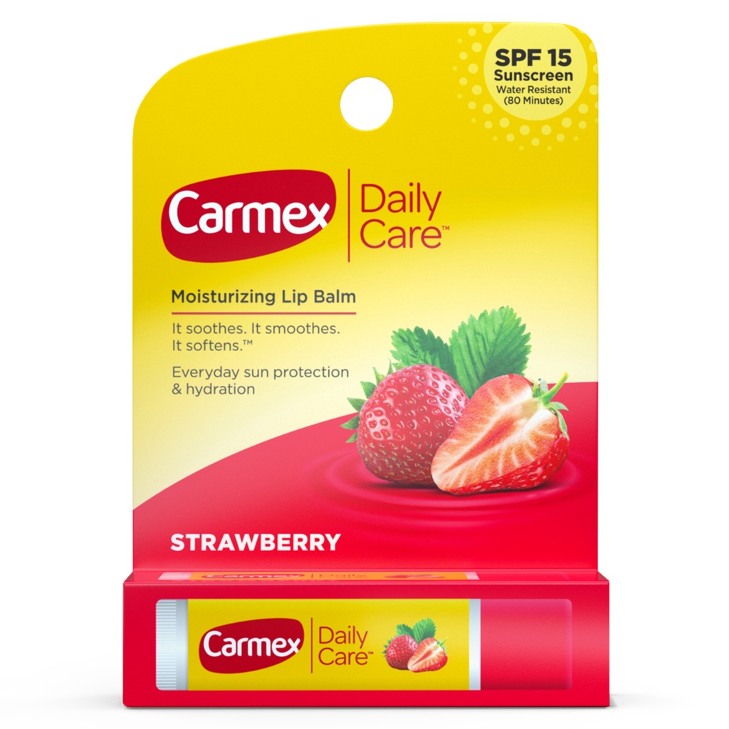 Carmex Hidratante Labial Bastão Morango