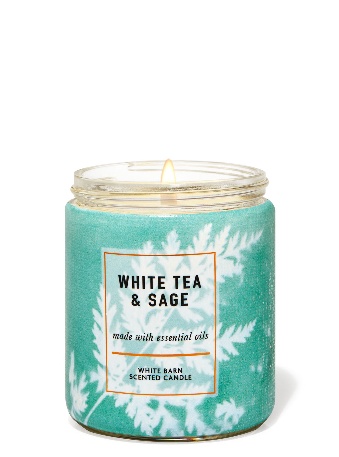 Vela 1 Pavio Bath & Body Works - White Tea & Sage