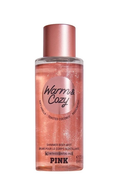 Pink Shimmer Body Mist Warm And Cozy 